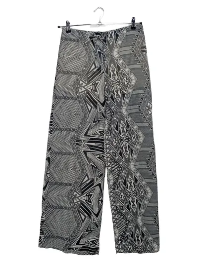 Airfield Damen Anzughose Gr. 36 Mehrfarbig Grafisch Modern Bohemian