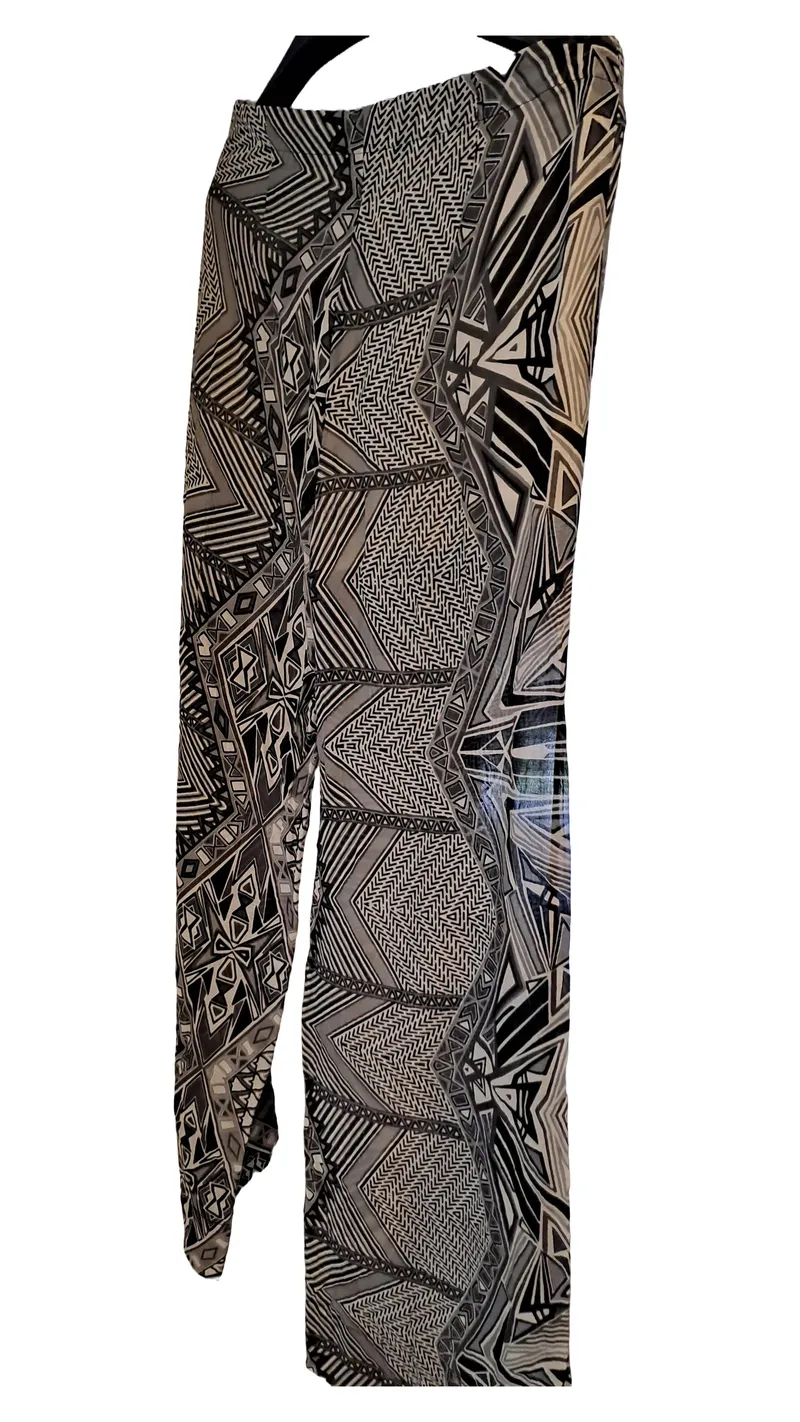 Airfield Damen Anzughose Gr. 36 Mehrfarbig Grafisch Modern Bohemian 3