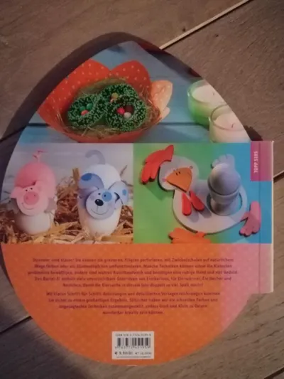 TOPP Osterbasteln Bastelbuch Bastelanleitungen Ostern Deko Eier