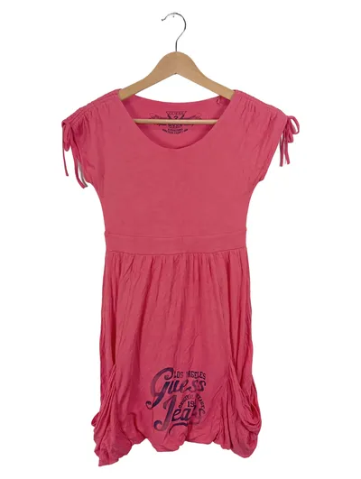 GUESS Damen Freizeitkleid Gr. S Pink Los Angeles Jeans Vintage