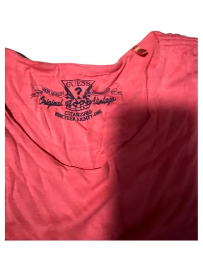 GUESS Damen Freizeitkleid Gr. S Pink Los Angeles Jeans Vintage