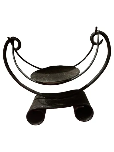Gilde Handwerk Kerzenhalter Metall Schwarz Modern 14cm Deko Teelichthalter