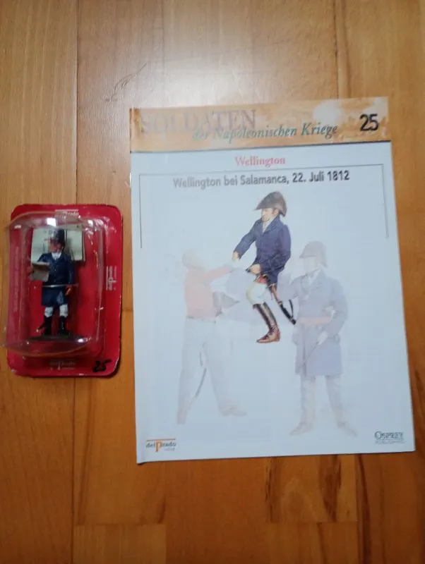 Del Prado Soldaten Napoleonische Kriege Nr.25 Wellington Salamanca Figur 2