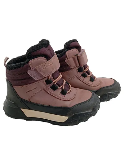 Geox Amphibiox Kinder Schneestiefel Gr. 26 Rosa Winterstiefel Mädchen