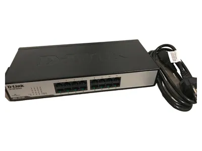 D-Link DES-1016D 16 Port Netzwerk Switch Ethernet Hub Schwarz