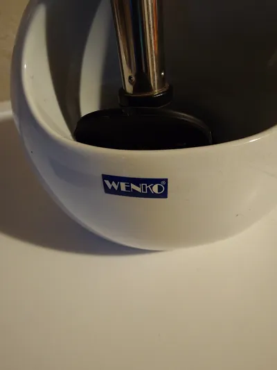 WENKO WC-Garnitur Klobürste Toilettenbürste Weiß Modern Badezimmeraccessoire