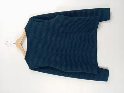 Q, S designed by Damen Strickjacke Gr. 40 L Petrol Reißverschluss