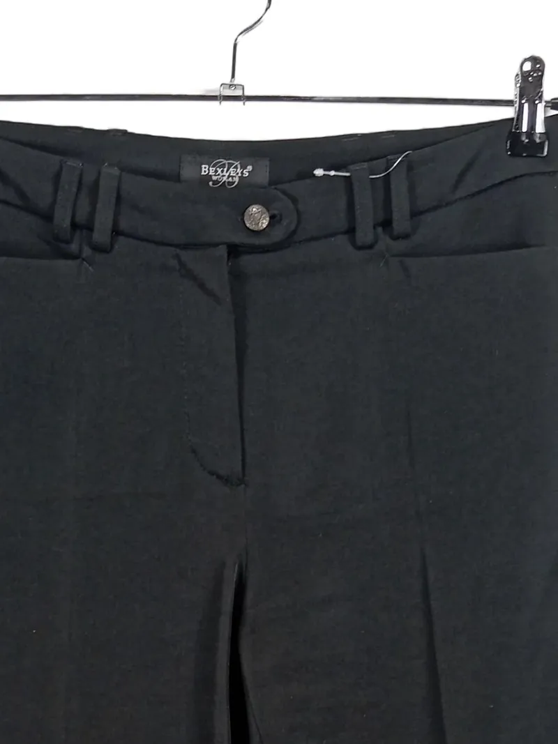 Bexleys Woman Anzughose Damen Gr. 40 Schwarz Business Hose Bügelfalte 2