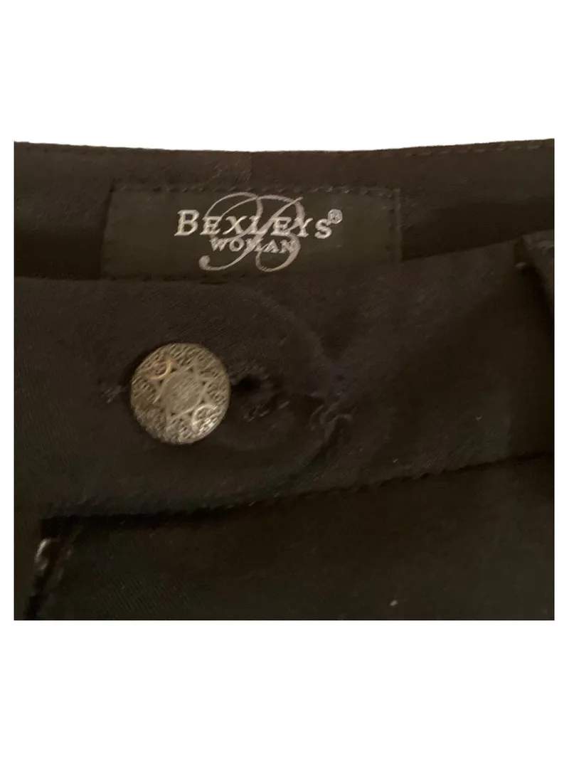 Bexleys Woman Anzughose Damen Gr. 40 Schwarz Business Hose Bügelfalte 4