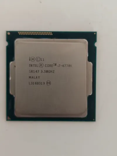 Intel Core i7-4770K SR147 Prozessor CPU Desktop PC Silber
