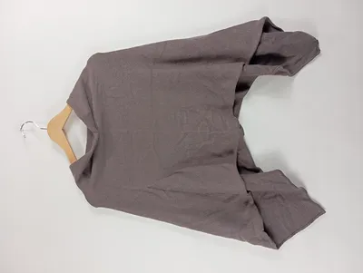 Marc O'Polo Poncho Strickponcho Damen Braun Uni V-Ausschnitt One Size Wolle