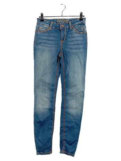 SOCCX Damen Mom Jeans W27/L30 Blau Gr. 36/S Casual