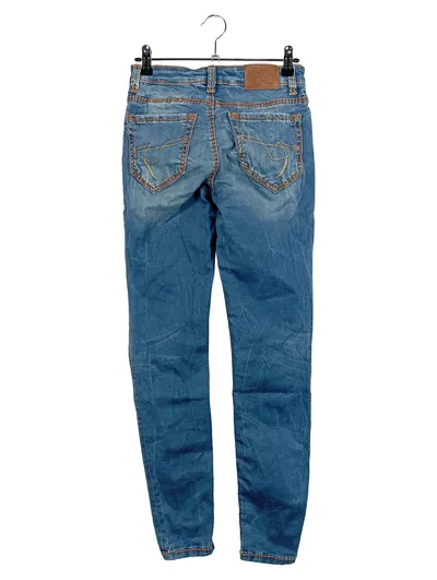 SOCCX Damen Mom Jeans W27/L30 Blau Gr. 36/S Casual