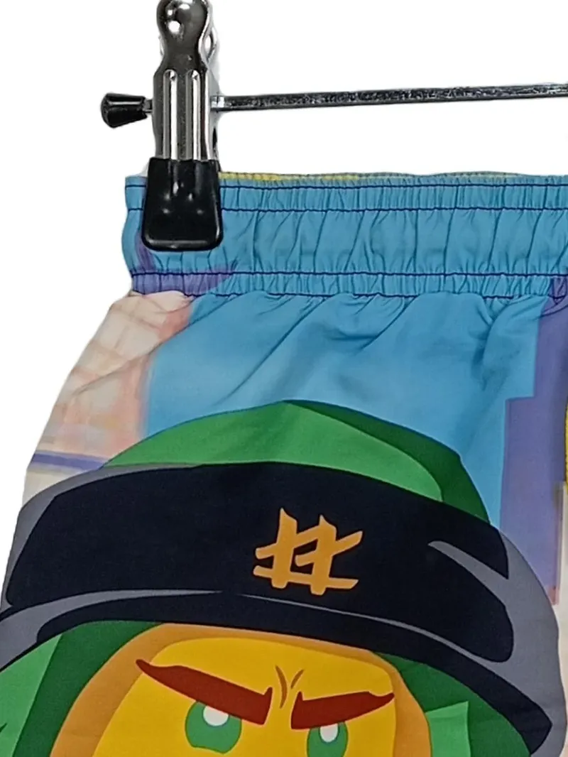 LEGO Ninjago Badeshorts Jungen Gr. 140 Schwimmhose Bunt 3