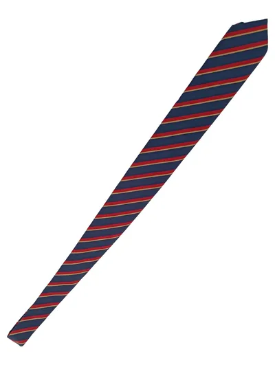 LODENFREY Herren Krawatte Business gestreift Blau 128cm lang 6cm breit