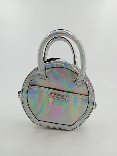 Madden Girl Runde Holografische Henkeltasche Mehrfarbig Modisch Party