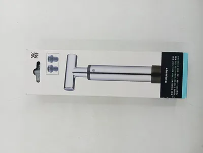WMF Weinpumpe Flaschenverschluss mit 2 Verschlüssen Silber Metall