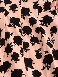 Ashley Brooke Damen Freizeitkleid Gr. 40 Pink Blumenmuster Feminin Kurzarm 4
