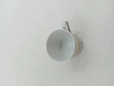 Kahla Tasse Porzellan Klassisch Weiß Uni 7.5 cm