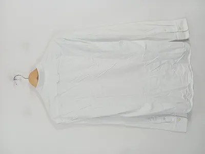 DRYKORN Herren Hemd Trachtenhemd Stehkragen Langarm Weiß Gr. 50 L