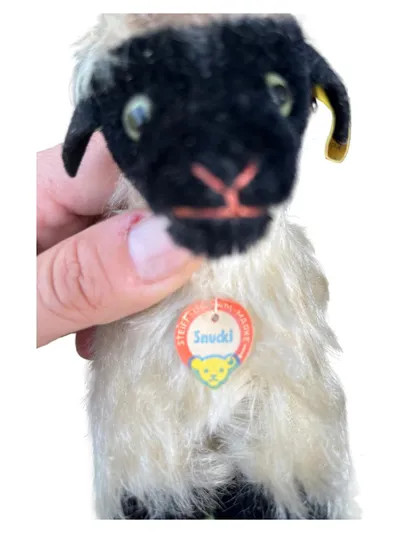 Steiff Snucki Schaf Baby Kuscheltier Vintage Mehrfarbig 16 cm
