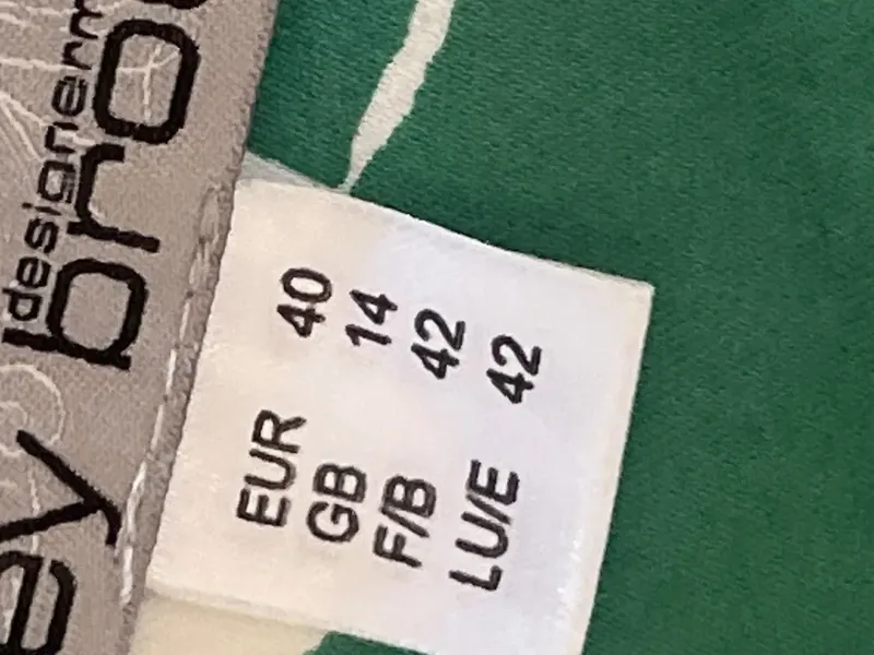 Ashley Brooke Damen Freizeitkleid Gr. 40 Kurzarm Blumenmuster Grün 5