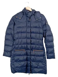 Emporio Armani Damen Steppjacke Gr. 36 Blau Sportlich Daunenmantel 1