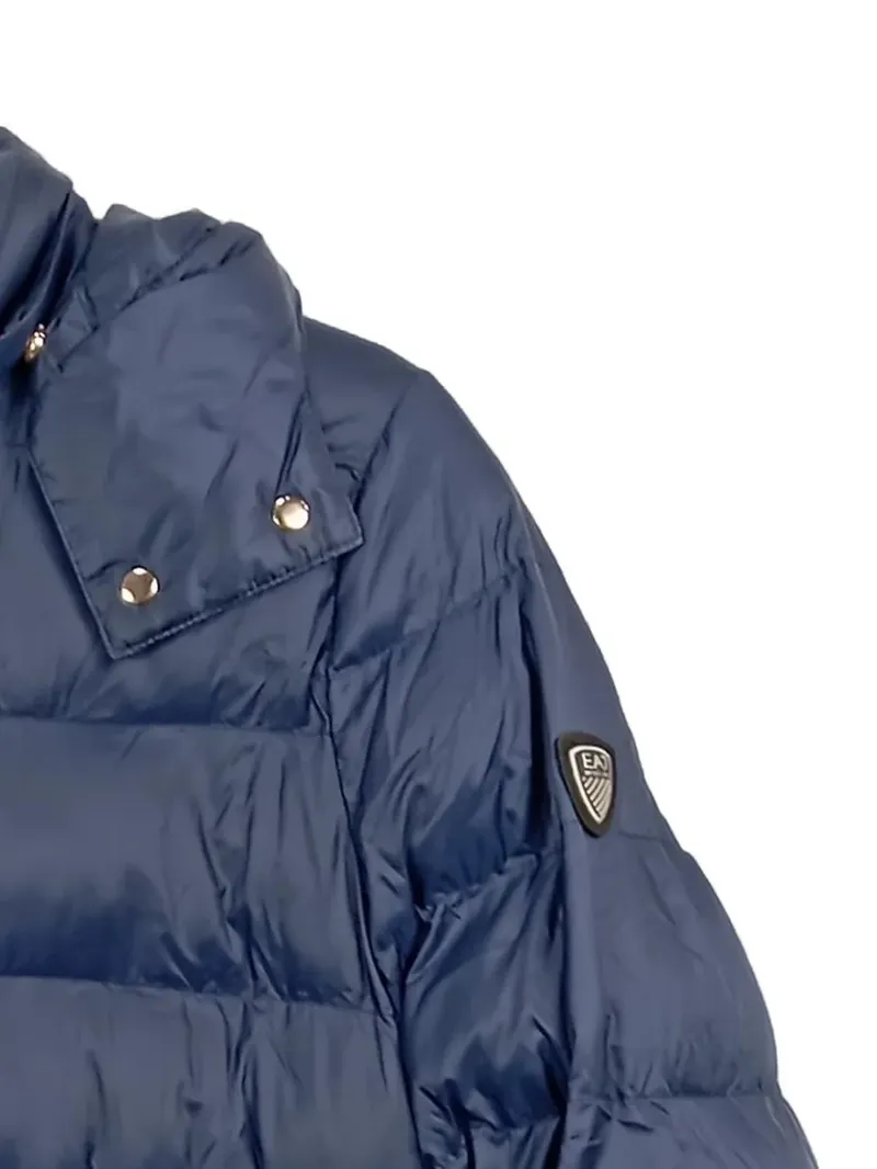 Emporio Armani Damen Steppjacke Gr. 36 Blau Sportlich Daunenmantel 2
