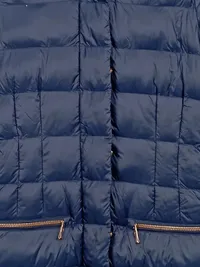 Emporio Armani Damen Steppjacke Gr. 36 Blau Sportlich Daunenmantel 4