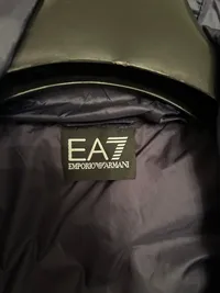 Emporio Armani Damen Steppjacke Gr. 36 Blau Sportlich Daunenmantel 7