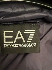 Emporio Armani Damen Steppjacke Gr. 36 Blau Sportlich Daunenmantel 8