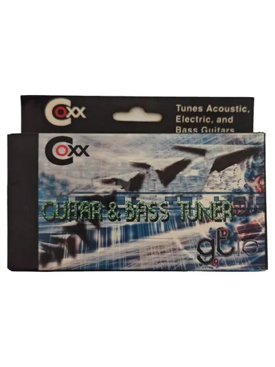 Coxx Guitar & Bass Tuner GT10 Stimmgerät Gitarre Bass Akustik Elektrisch