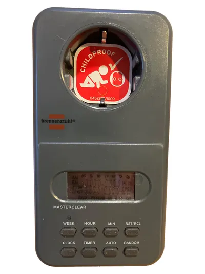 Brennenstuhl BDZ 20 digitale Zeitschaltuhr Timer Steckdose grau