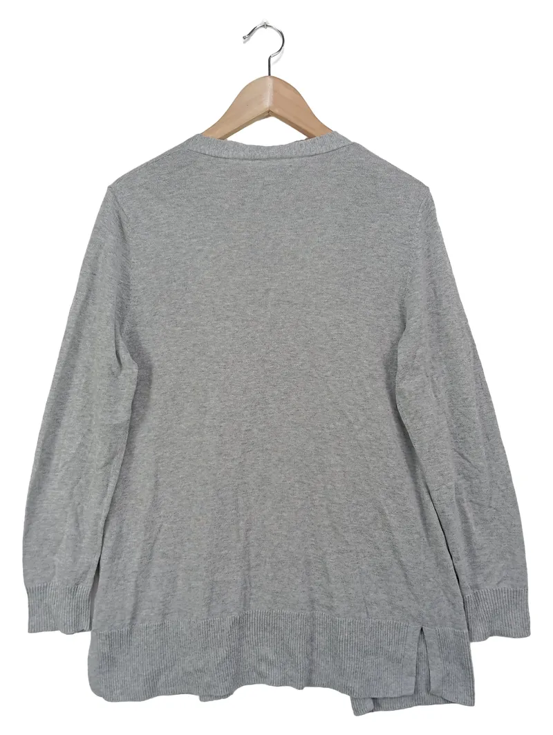 AMAZON Strickjacke Damen Grau Gr. 38/M Langarm Basic 2
