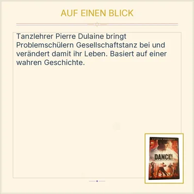 Dance! DVD Antonio Banderas Tanzfilm Drama deutsch