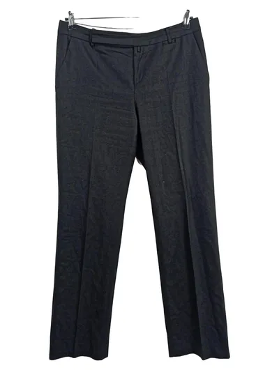 Strenesse Damen Anzughose Stoffhose Gr. 42 Schwarz Schurwolle Kaschmir