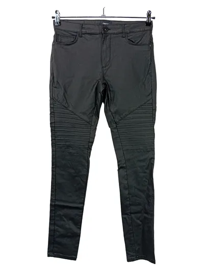 ONLY Damen Motorradhose Bikerhose Gr. 30 Schwarz Modern