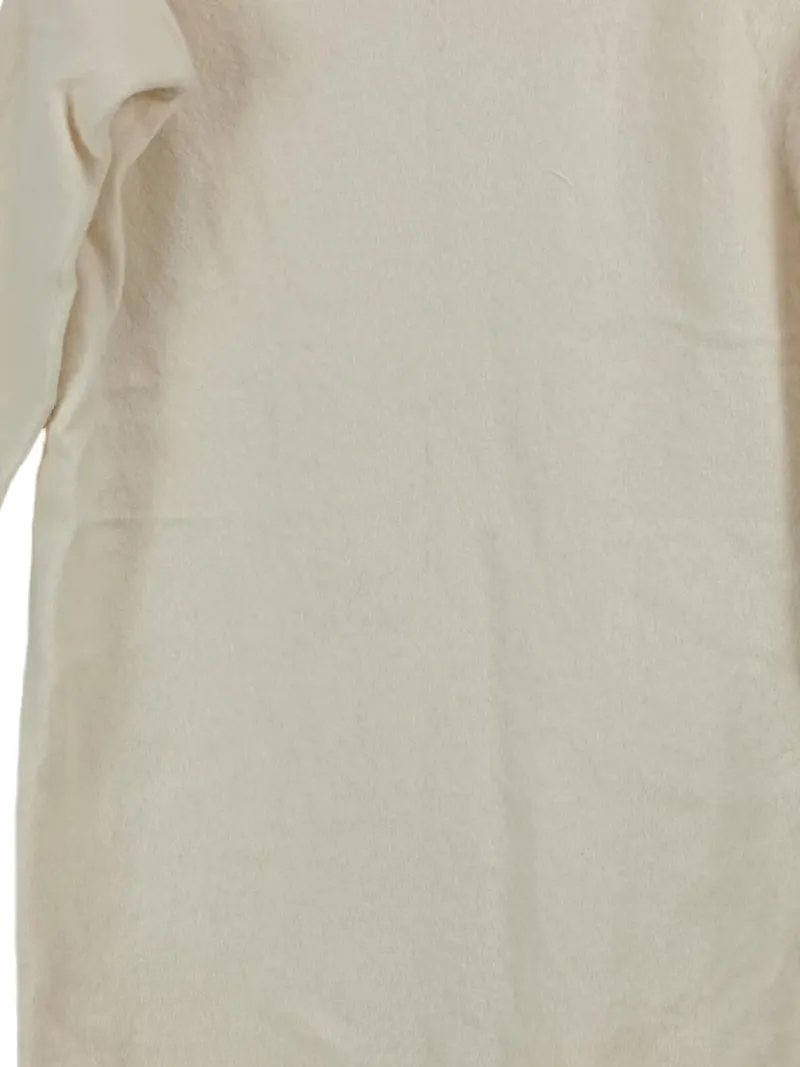 8 BY YOOX Damen Strickkleid Rollkragen Midi Beige Gr. 36;S Komfortabel 3