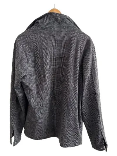 JACK & JONES Premium Herren Leichte Jacke Kariert Grau Gr. L