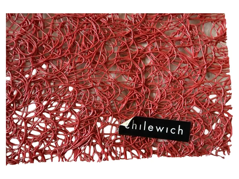 Chilewich Platzset Modern Rot Strukturmuster 56x36 cm 2
