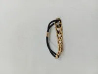 Purelei Haargummi Haarschmuck Gliederketten-Detail Gold Elegant Damen 2
