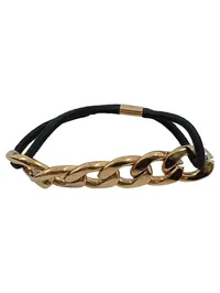 Purelei Haargummi Haarschmuck Gliederketten-Detail Gold Elegant Damen 3