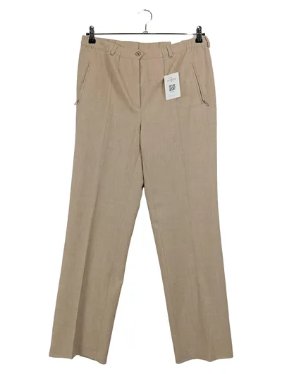 Atelier Goldner Schnitt Damen Anzughose Business Hose Beige Gr. 44