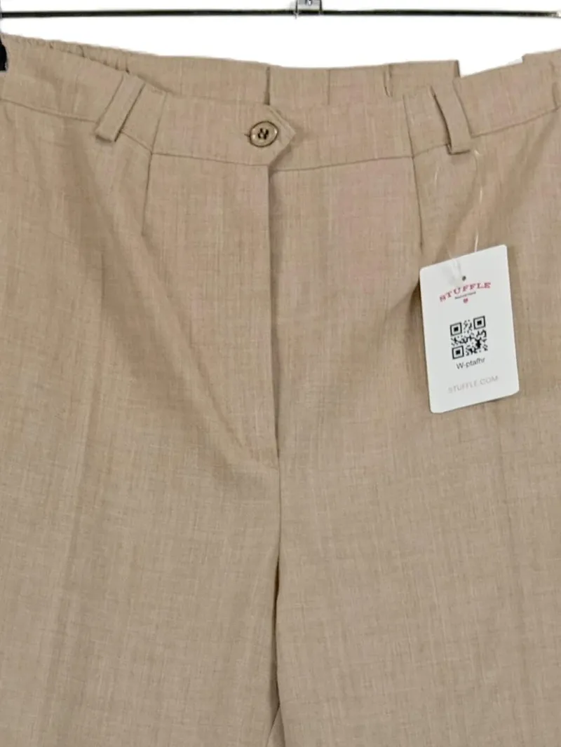 Atelier Goldner Schnitt Damen Anzughose Business Hose Beige Gr. 44 2