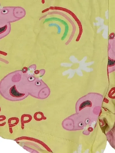 Peppa Pig Kinder Shorts Mädchen Gelb Gr. 104 Casual Tiermotive
