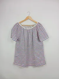 BASEFIELD Damen T-Shirt XL Gestreift Mehrfarbig Casual 2