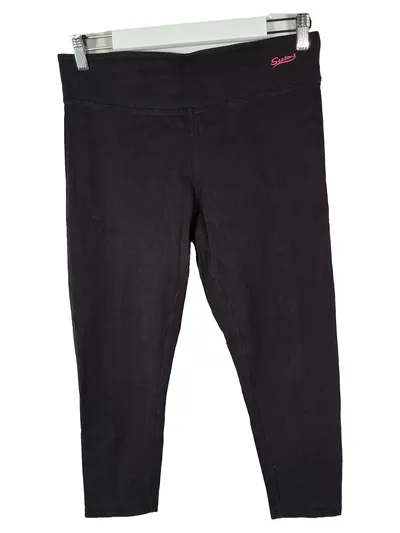 SEASONS Damen Capri Leggings Schwarz Gr. 40/42 Sportlich Stretch