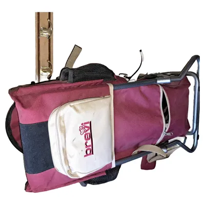 Brevi Babytrage Rot Polyester Praktisch Outdoor Rückentrage