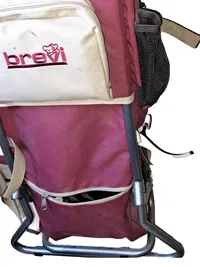 Brevi Babytrage Rot Polyester Praktisch Outdoor Rückentrage 4