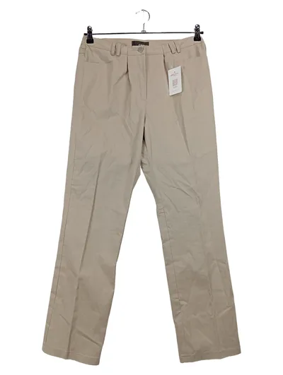 Cosma Damen Hose Anzughose Business Stoffhose Beige Gr. 44 W35 Stretch Elegant